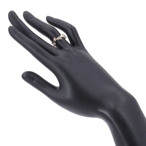 Tiffany & Co. Olive Leaf Band Ring Size 8.5 K18PG Paloma Picasso Pink Gold - Picture 5 of 5